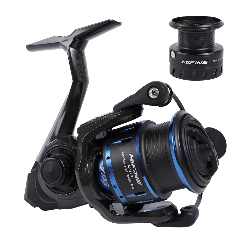 Ice Fishing Reel - Reel Pemintal Ringan MIFINE Carbon Tech,