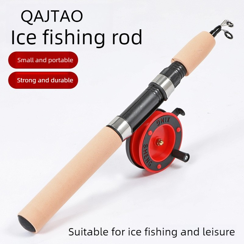 Ice Fishing Reel - Joran pancing es QAJTAO 55cm/75cm, joran