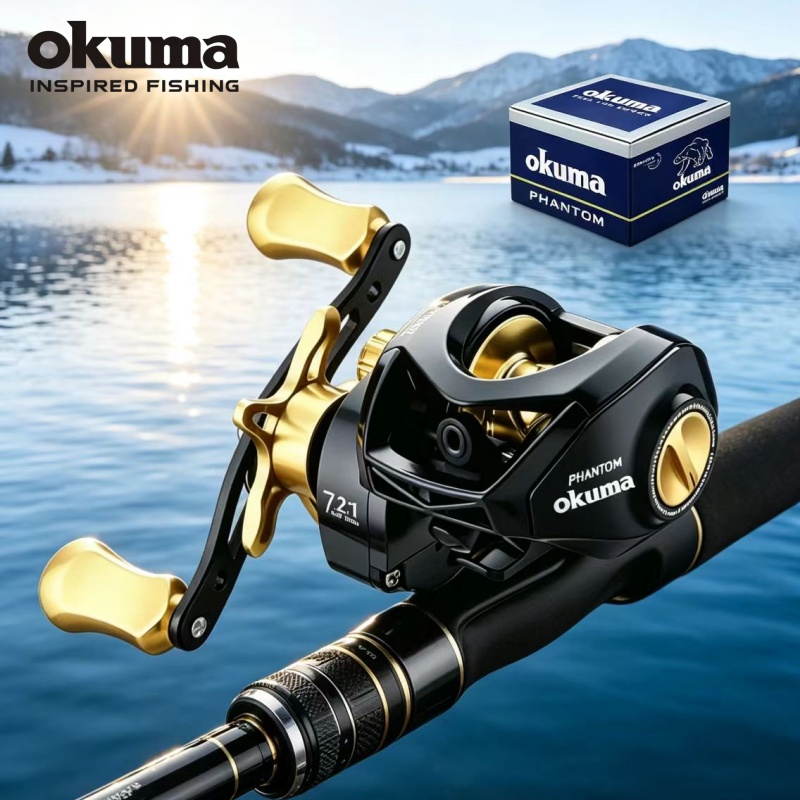 Surf Reel - Reel Pancing OKUMA Baitcaster 18KG Max