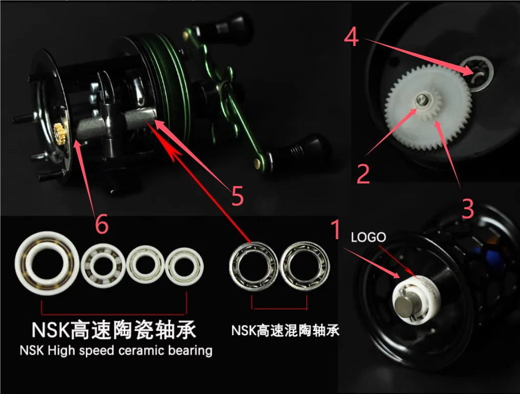 Aiouoshi-bearing keramik NSK k - Fly Reel ulasan dan harga
