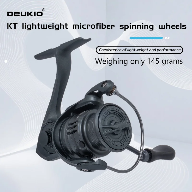 DEUKIO Reel Pancing Ringan Ras - Ice Fishing Reel ulasan dan harga