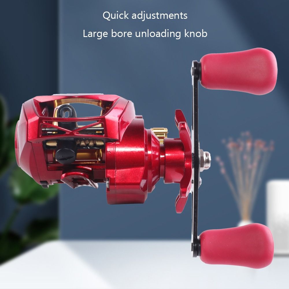 Reel Baitcasting Logam, Daya T - Reel Drag Knob ulasan dan harga