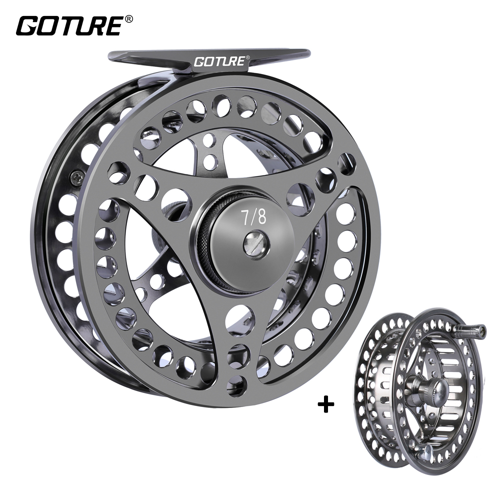 Goture Fly Reel pancing 3/4 5/ - Ice Fishing Reel ulasan dan harga